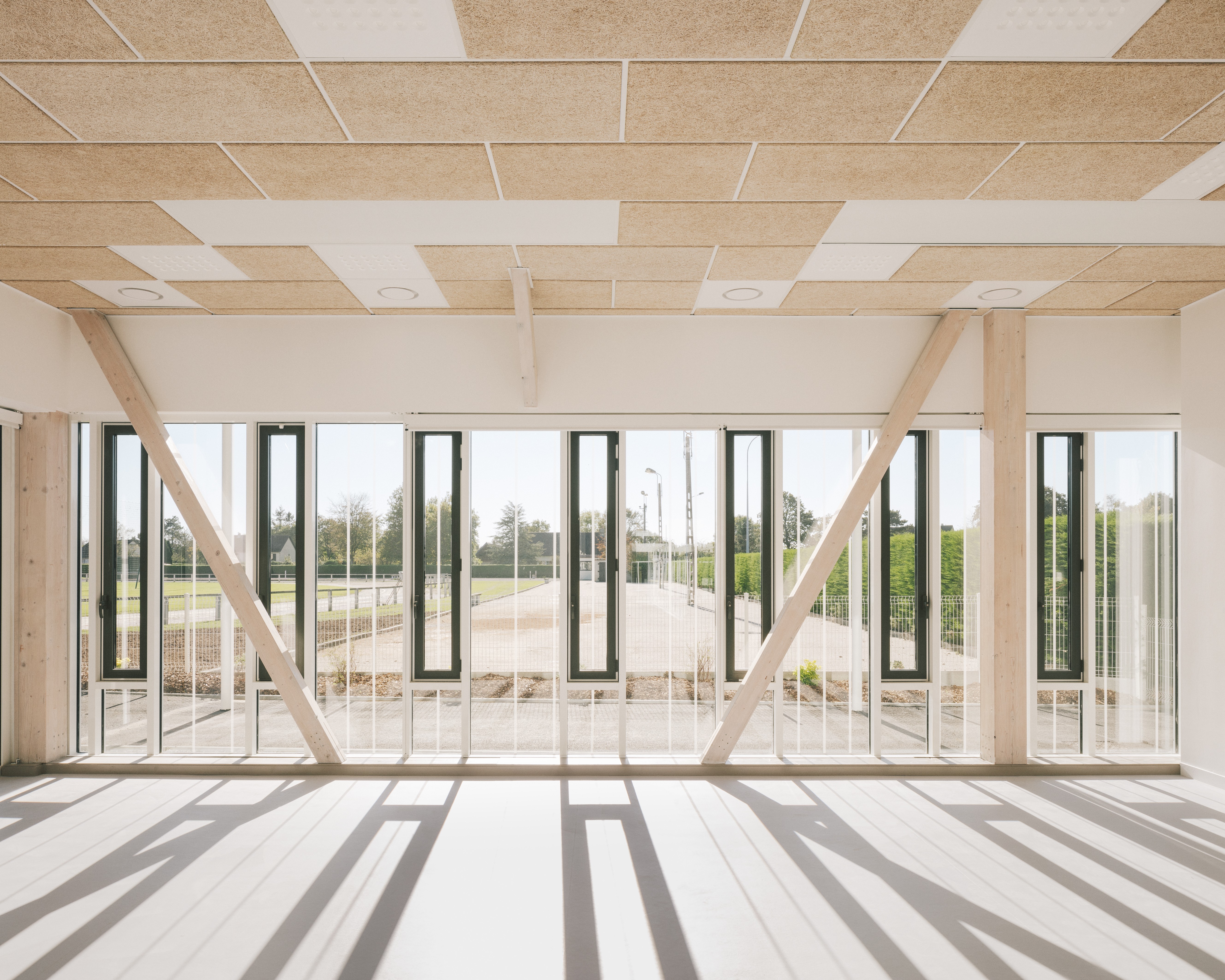 Groupe Scolaire Les Blancs Marais 11 classes à Picauville (50), par Marc Nicolas Architectures