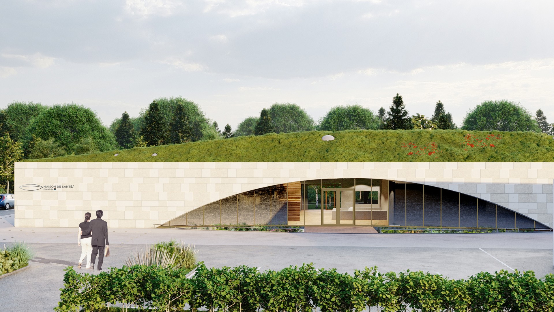 Maison de Santé Pluridisciplinaire à Saint-Ay (45), par Marc Nicolas Architectures